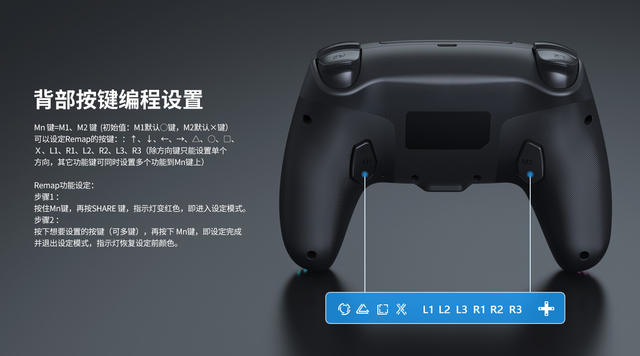 New Product Ps5 Bluetooth Controller Ps5Slim Game Controller with Colorful Lights Ps5 Wireless Controller detail 4