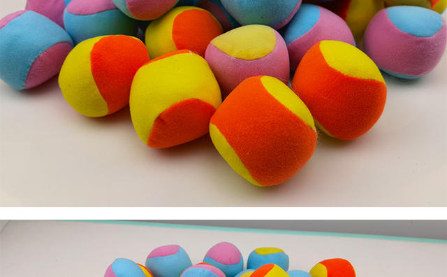 Sticky Ball Throwing Cloth Sticky Target Ball Kidsren's Physical Soft Ball Small Toy Outdoor Small Ball Kindergarten Body Smart Soft Cloth Ball detail 8