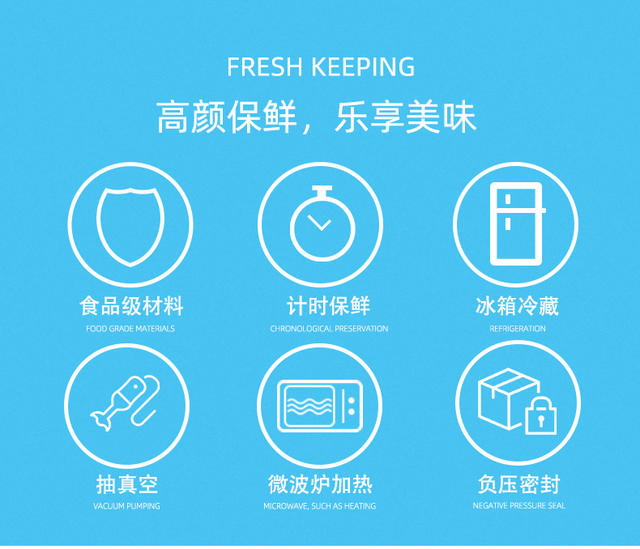 Directly Supplied from the Manufacturer, Vacuum-Sealed Plastic Storage Box with Scale Dial for Recording, Refrigerator Refrigeration and Freezing Storage Tank detail 2