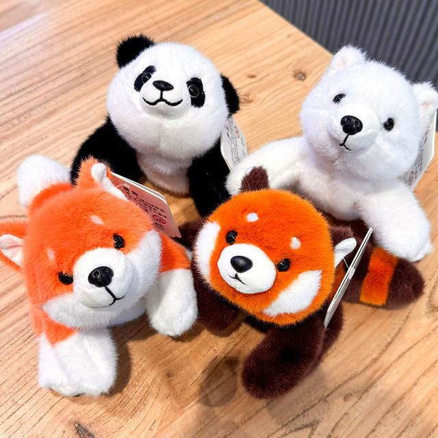 New Model of Adorable and Fragrant Three-Position Animal Plush Toy: Sloth Lying down Small Doll, Palm-Sized Raccoon Plush Toy detail 1