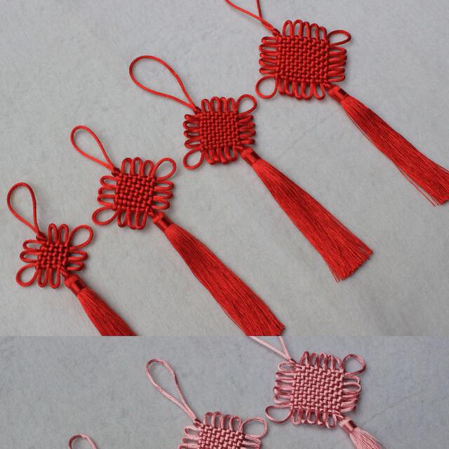 Chinese Knot Pendant Line 5 8 Plate Fang Sheng Knot Rope Hanfu Lantern Small Door Handle New Year Craft Gift Hanging Spike detail 11