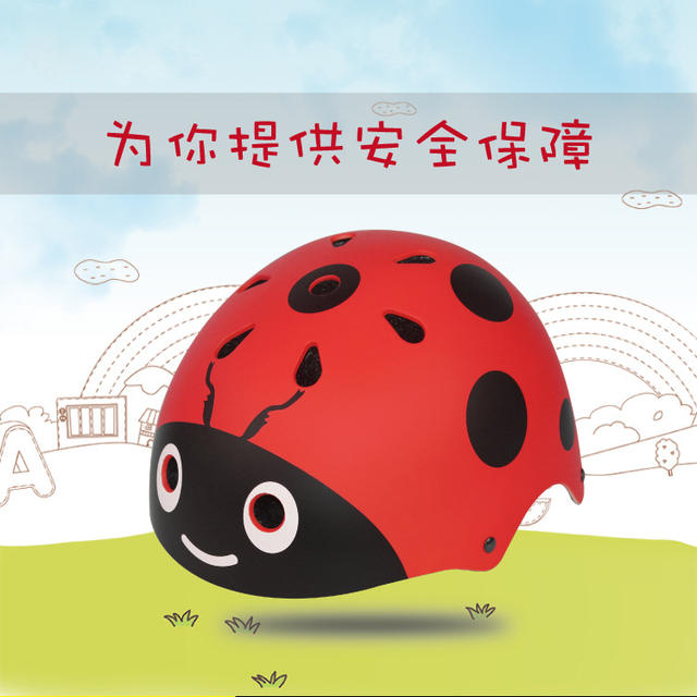 New Children's Bicycle Riding Helmet, Roller Skating Helmet, Balance Bike Beetle Helmet detail 5