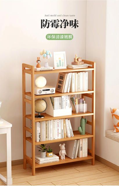 Dormitory Shoes Multi-Functional Storage Artifact Floor-Standing Storage Rack Bathroom Kitchen Multi-Layer Storage Rack Bamboo Shoe Rack detail 9