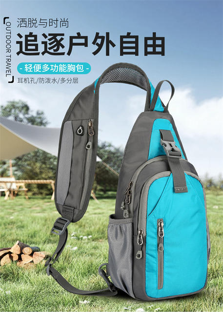 Sports Outdoor Cycling Shoulder Bag Casual Large Capacity Crossbody Bag Ins Trendy Brand Workwear Single Shoulder Crossbody Bag Wholesale detail 1