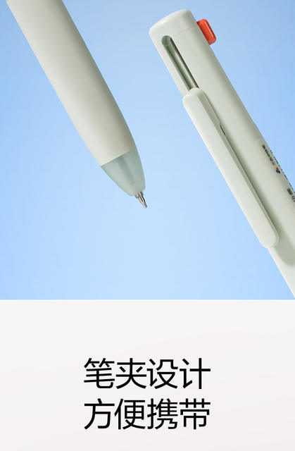Deli New Sai Three-Color Retractable Gel Pen 0.5mm for Students, High-Value Red Pen for Correcting Mistakes, Teacher's Marking Pen detail 10