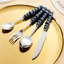 Spoons, Knives, Forks, Stainless Steel Cutlery, Steak Knives, Dining Knives, Spoons, Fruit Forks, Cake Spatulas, Factory Direct Sales, Western-Style Desserts detail 3