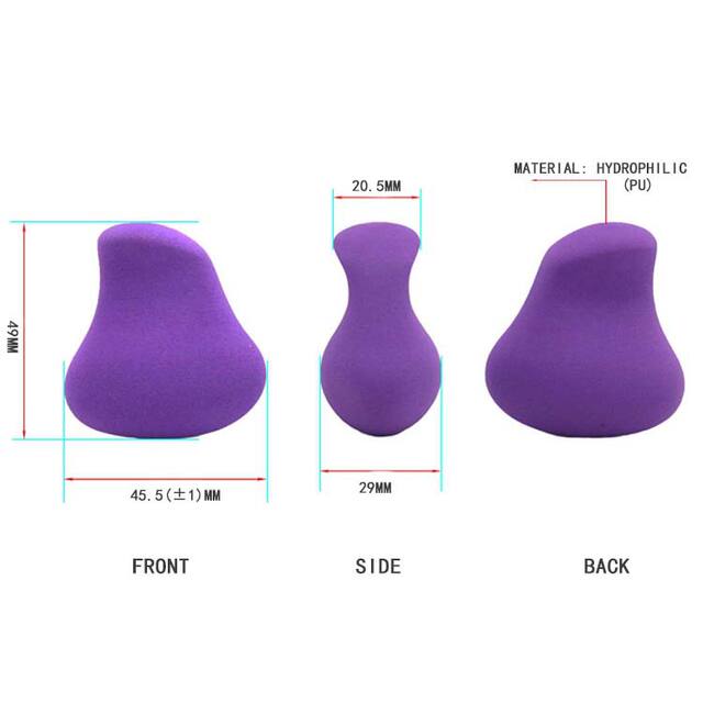 Factory Wholesale Special-Shaped Stamp Makeup Sponge, Dual-Use for Dry and Wet Application, Non-Powder-Absorbing Cushion Makeup Sponge, Makeup Puff detail 2