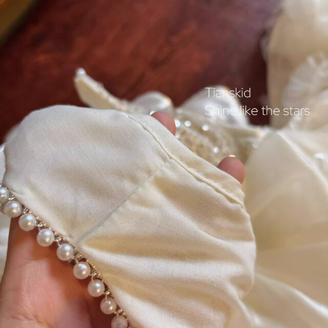 Girls' Princess Dress 2026 New Summer Style for Toddlers and Young Children, Elaborate Dress for Baby Girls' Birthday and First Birthday Party detail 8