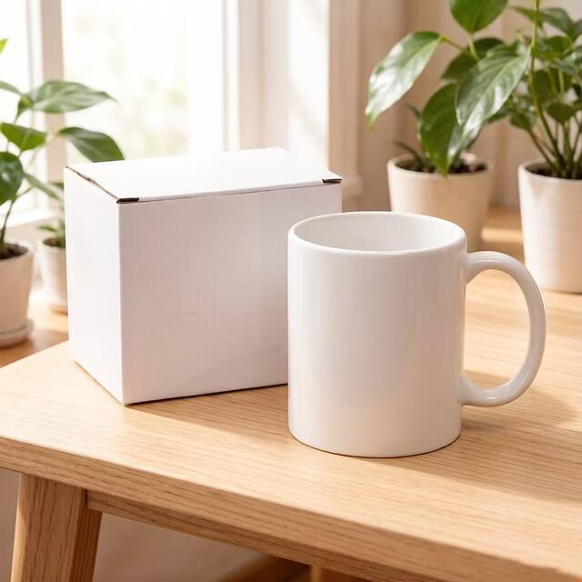 Mug Manufacturer Customizes Pattern Logo Ceramic Coffee Cup 11oz Coated Cup Gift Advertising Cup Foreign Trade detail 11