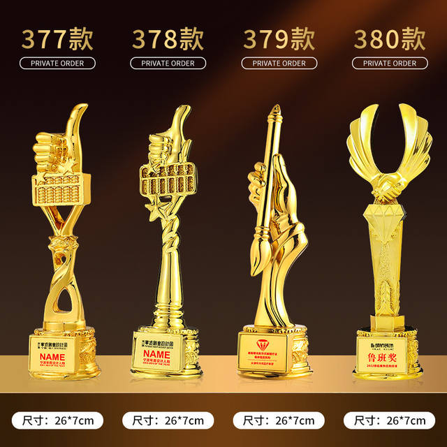 Customized Trophy for Annual Meeting, Creative Outstanding Employee Recognition, Singing and Dancing Competition, Resin Crystal Trophy Customization