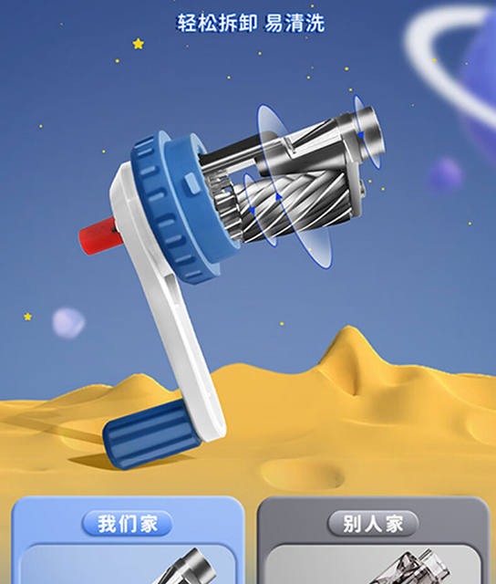 Astronaut Primary School Student Pencil Sharpener Hand Pencil Sharpener Children Pencil Sharpener Automatic Lead Durable Pencil Sharpener detail 7