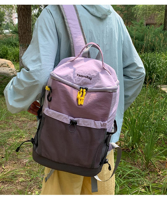 New Korean-Style Casual Sports Backpack, Outdoor Backpack, Hiking and Mountaineering Large-Capacity Travel Bag, Lightweight Commuting Bag detail 9