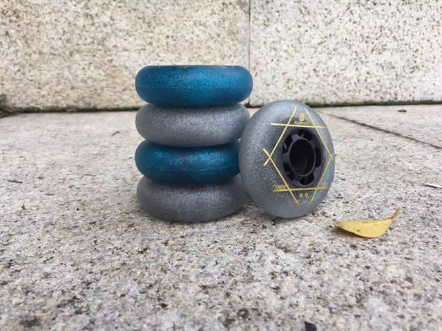 Roller Skate Wheel 88A Dancing Stars Wheel Brake High Elastic Skate Wheel Roller Skate Wheel In-line Wheel detail 3