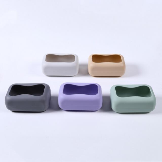 Suction Cup Tissue Box Silicone Creative Bedroom Coffee Table Adsorption Napkin Storage Box Living Room Car Soft Paper Box detail 2