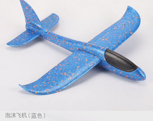 Large Hand Throwing Plane Toy Luminous Outdoor Gliding Plane Kids Whirl Throwing Gliding Foam Plane Model detail 11