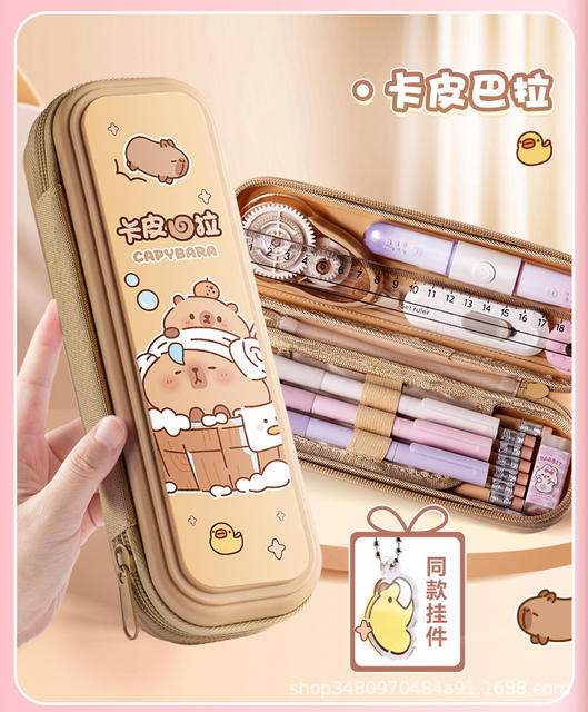 Cartoon Pencil Case for Men and Women Pencil Bag First Grade Large Capacity Pencil Case detail 10