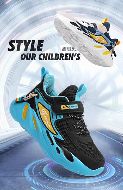 Jordan Boys' Shoes for Summer, Breathable Mesh Shoes for Older Children and Elementary School Students, Odor-Resistant Single Mesh Breathable Boys' Children's Sports Shoes detail 2