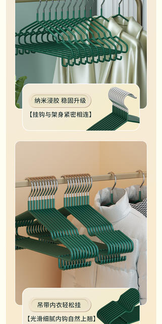 Thickened and Enlarged Clothes Hanger for Home Use, Clothes Rack, Drying Rack, Non-Slip Clothes Hanger for Student Dormitory detail 9