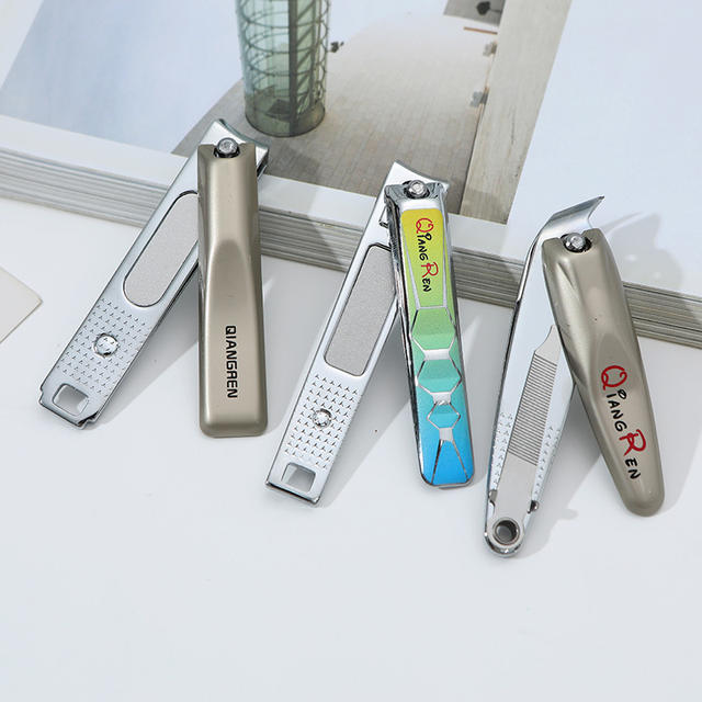 Jinda Qiangmen T6626-6 large carbon steel nail clippers flat nail clippers home manicure nail tools wholesale detail 5