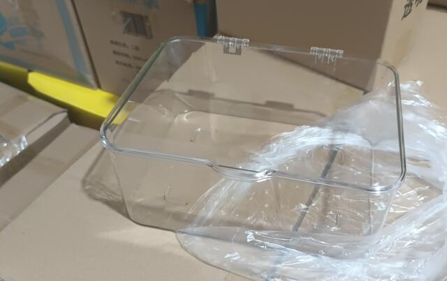 Flip-Top Desktop Storage Box, Transparent Acrylic Dust-Proof Organizer Box, Bedroom Dormitory Office Storage Basket with Lid detail 9