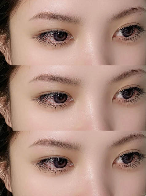 Natural single eyelid baby straight false eyelashes short black hard stem can support double eyelid innocent deer daily eyelashes detail 3