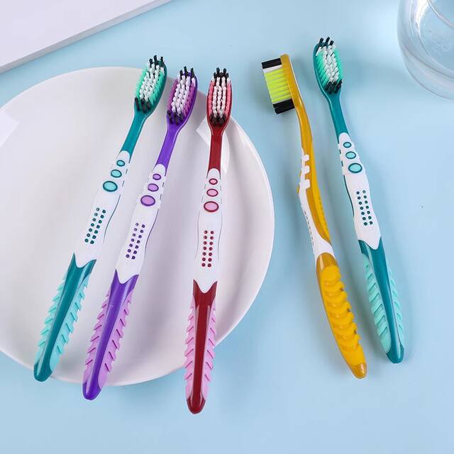 Sanxiao Meijie Toothbrush Soft Bristle Toothbrush Classy Toothbrush Medium Hard Bristle Adult Toothbrush Tongue Coating Cleaning Independent Packaging detail 2