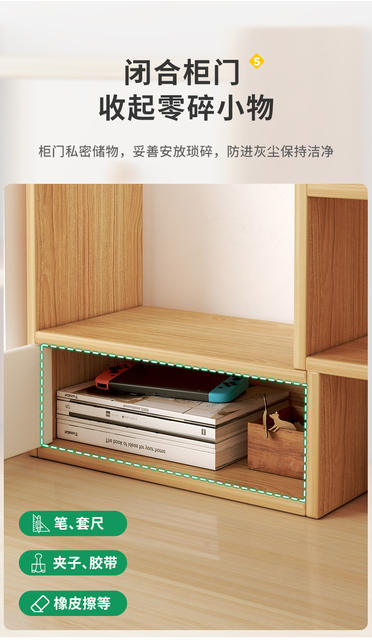 Desktop Bookshelf Desktop Storage Rack Office Desk Storage Rack Dormitory Good Things Study Table Multi-layer Small Rack Layered Rack detail 9