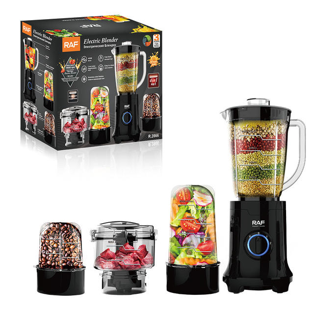 European Standard Milkshake and Smoothie Blender Portable Grinder Electric Meat Grinder 4-in-1 Countertop Mixer detail 1