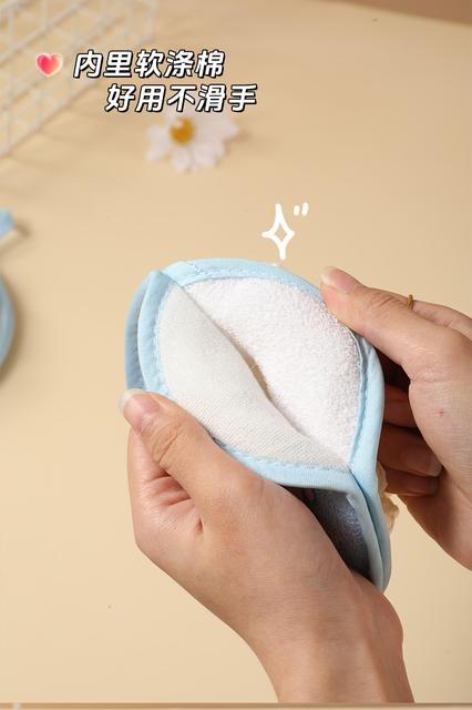 Cartoon Bath Towel and Bath Flower Two-In-One Children's Painless Mud Rub Cinnamon Dog Bath Ball Northeast Bath detail 5