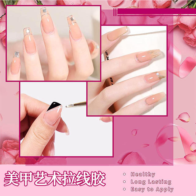 Cross-Border 6-Color Gel Nail Gel Set, Brushable Manicure, Painting, Manicure Art, Nail Gel Recommended by Store Manager detail 7