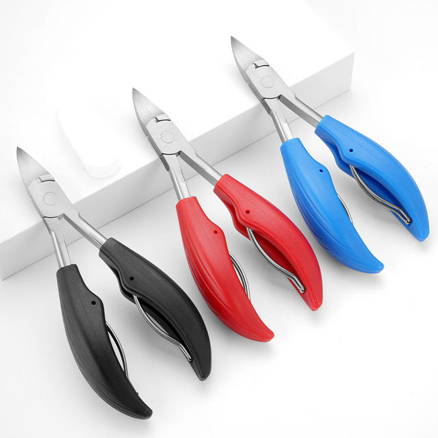 [Genuine goods] Strong Man nail clippers stainless steel nail clippers large flat mouth household nail clippers manicure tools wholesale detail 7