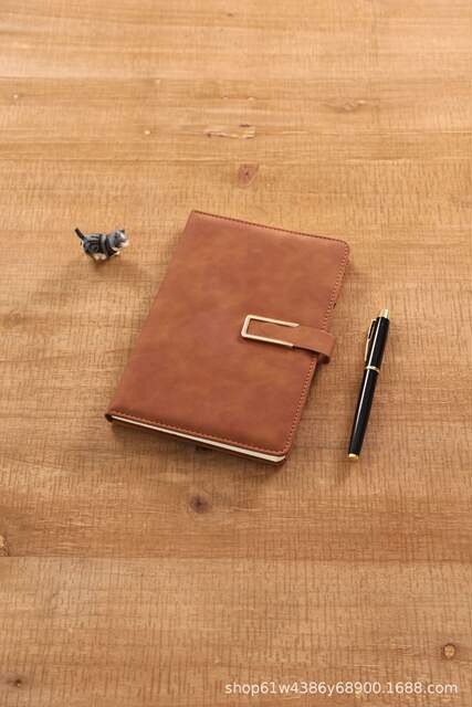 A5 Work Notebook, Cultural Creative Business Office Simple Ultra-Thick Notepad detail 10