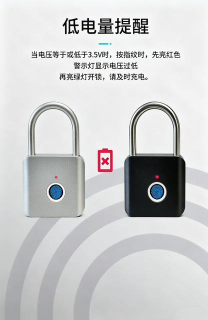 Cross-Border Wholesale Fast Fingerprint Recognition Smart Padlock Metal Anti-Theft Suitcase Lock Portable Identification Security Lock detail 10