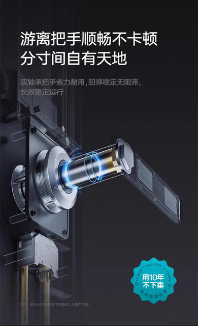 Fingerprint Unlock Smart Door Lock for Home Entrance, Anti-Theft Door, Landlord Apartment Password Lock, Electronic Lock, Semi-Automatic detail 11