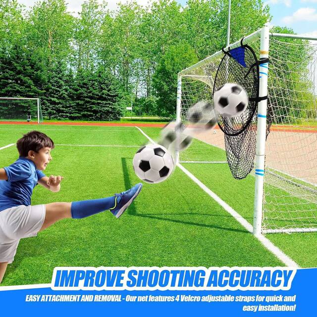 New Outdoor Football Goal Sports Training Net Target for Free Kick Practice and Soccer Positioning with Net Pocket detail 6