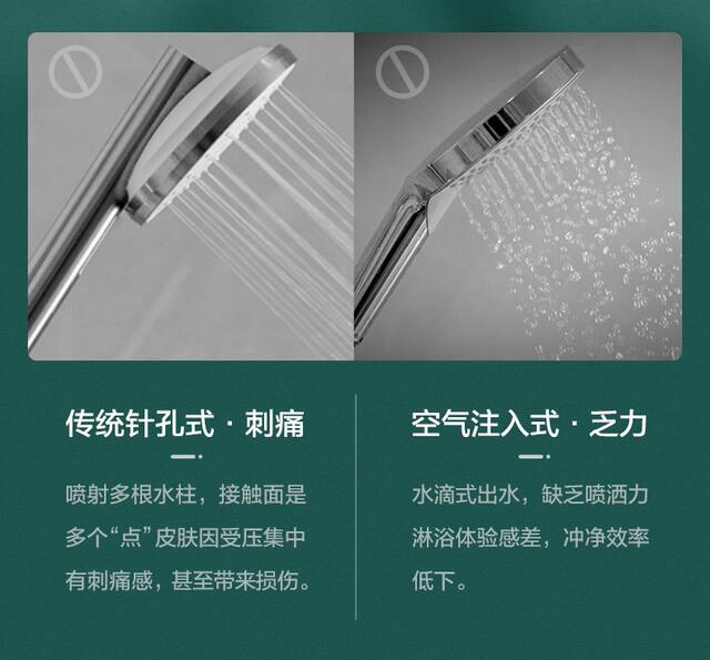 Black Warrior Five-Speed Supercharged Shower Head Bathroom Bath Handheld Portable Multi-Functional Energy-Saving Hand Spray detail 9