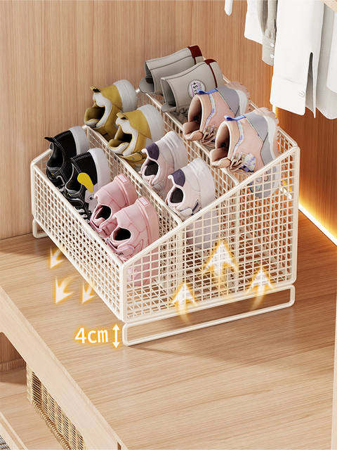 Multi-Layer Shoe Storage Rack for Children's Shoes in the Cabinet, Small Shoe Rack for Home Use in the Wardrobe, Layered Storage Rack for Baby Shoes detail 9