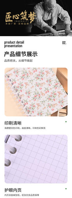 In-Stock Cartoon-Style Exquisite Creative Student Notebooks, High-End Stationery, Cartoon Diary Spiral Notebooks, Customizable detail 5