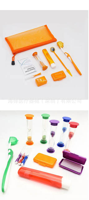Oral Care Set, Interdental Brush, Floss, Braces Cleaning Brush, Teeth Whitening Care Set Gift Pack detail 7