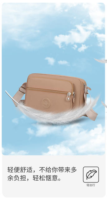 Factory Direct Sales Women's Bag, Crossbody Bag, Nylon Small Square Bag, New Fashion Style, Mom's Mobile Phone Coin Purse, Canvas Shoulder Bag detail 7