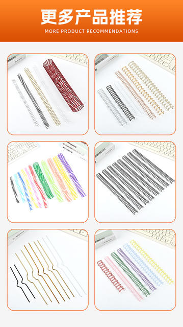 In-Stock Yo Double Coil Notebook Coil Binding Accessories Iron Rings Small White Box Packaging Journal Storage detail 11