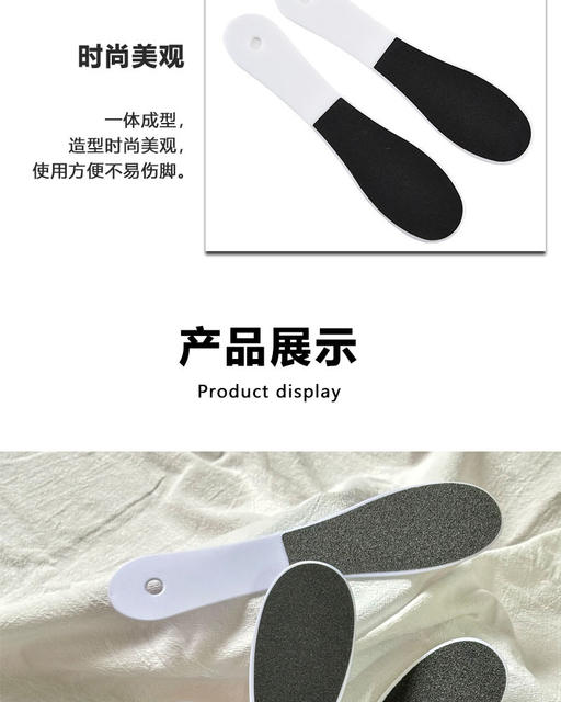 Disposable Foot Scrubber to Remove Dead Skin and Calluses, Sandpaper, Foot Grinding Stone, Foot Washing Brush, Manicure and Pedicure Tool, Double-Sided Scrubber detail 8