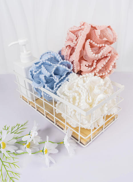 Bath Ball, Non-Disintegrating Bath Ball, Super Soft Bath Foaming Ball, Large Bath Ball for Men and Women, Cleaning and Back Scrubbing detail 3