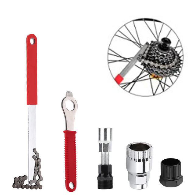 Bicycle Repair Tool Set Mountain Bike Repair Chain Cutter Bicycle Repair Flywheel Center Shaft Removal Tool detail 5