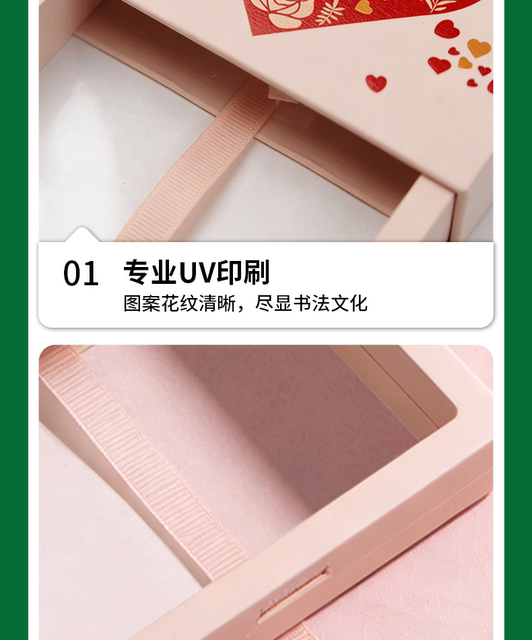New Jewelry Packaging Box Pe Film Suspension Box Bracelet Earrings Jewelry Dust-Proof Transparent Pull-Out Display Box Wholesale detail 7