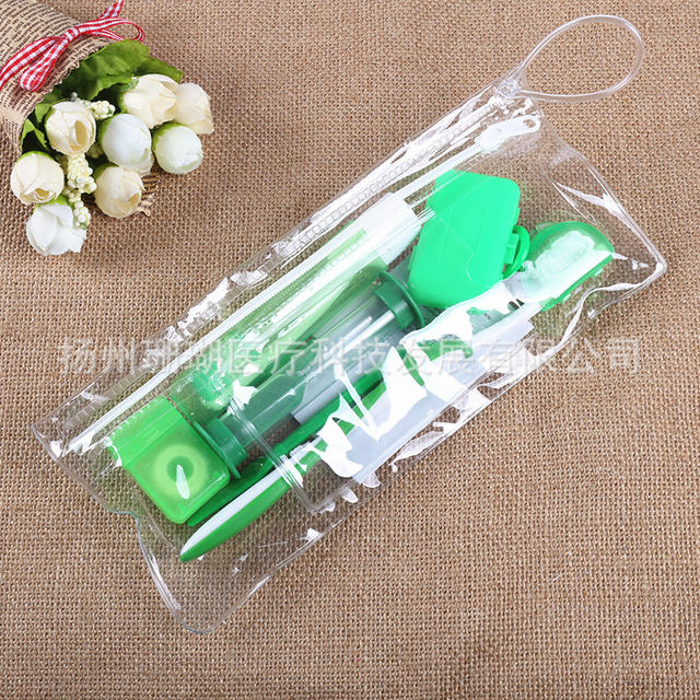 Orthodontic care suit eight-piece oral cleaning care orthodontic toothbrush orthodontic protection wax detail 5