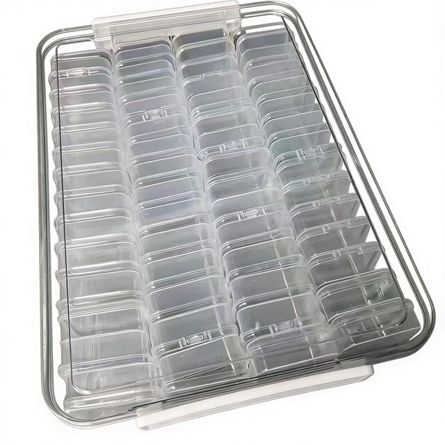 1 Large Box + 60 Small Boxes of Transparent Pet Storage Boxes for Sorting Beads, Easy to Take Out and Put In, Test Paper Storage Box Set detail 5