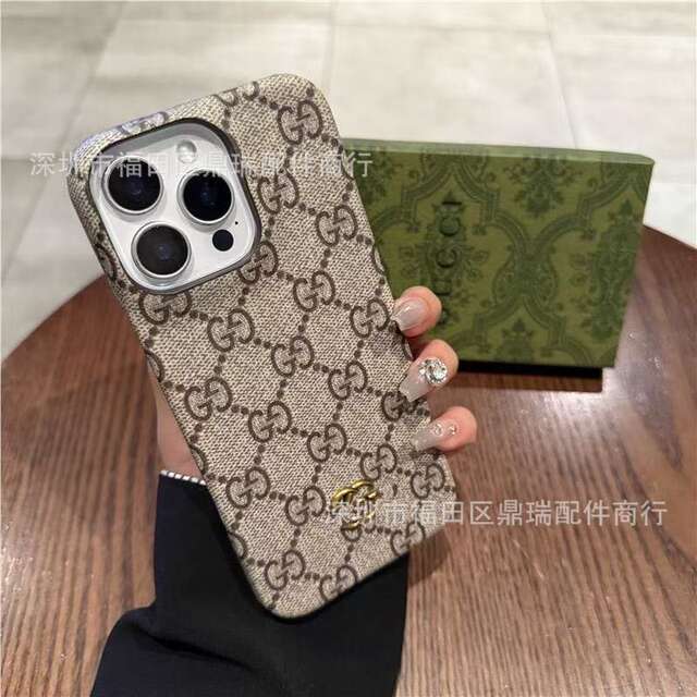 Luxury Big-Name Suitable for Iphone17Promax Mobile Phone Case Apple 15 Protective Cover 14 European and American Ins Trend Brand detail 2