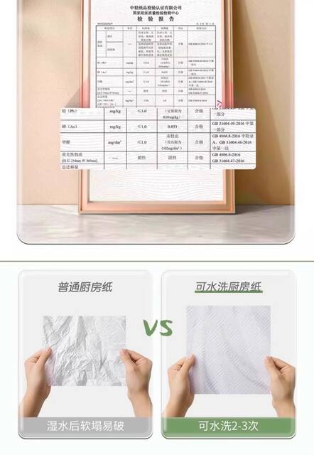 Heartfelt Hanging Kitchen Paper Towels, Whole Box, Household Affordable Kitchen Tissue, Absorbent Paper, Food-Specific Paper detail 7