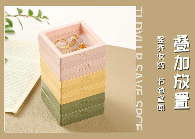 PE film suspension box transparent jewelry box necklace display box jewelry storage box jewelry box wear a wholesale detail 10